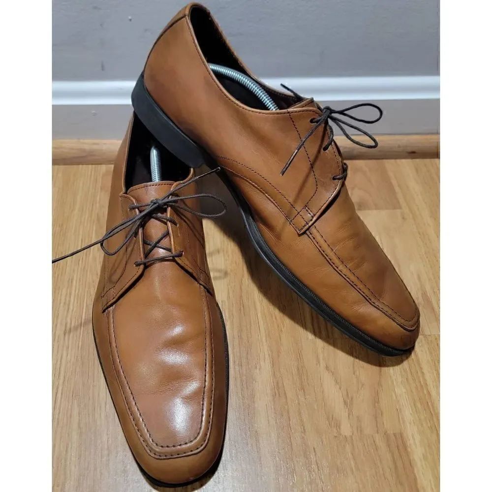 Allen Edmonds Park Avenue Walnut Cap-Toe Lace Up Balmoral Dress Shoes 13
